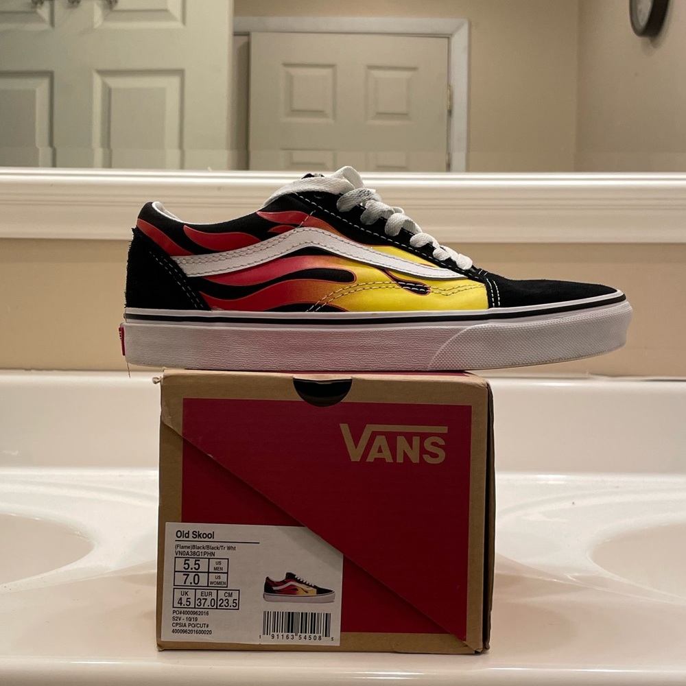 Vans Old Skool Flame (GS) 5.5Y